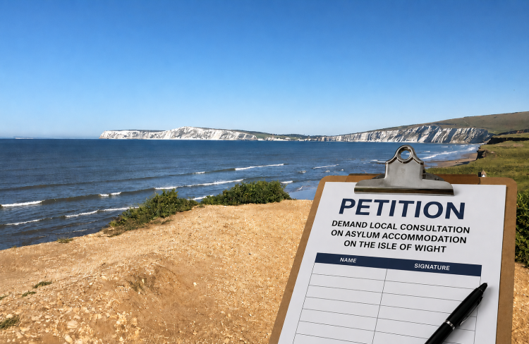 MORE THAN 2,000 BACK PETITION DEMANDING CONSULTATION OVER ISLE OF WIGHT ASYLUM ACCOMMODATION