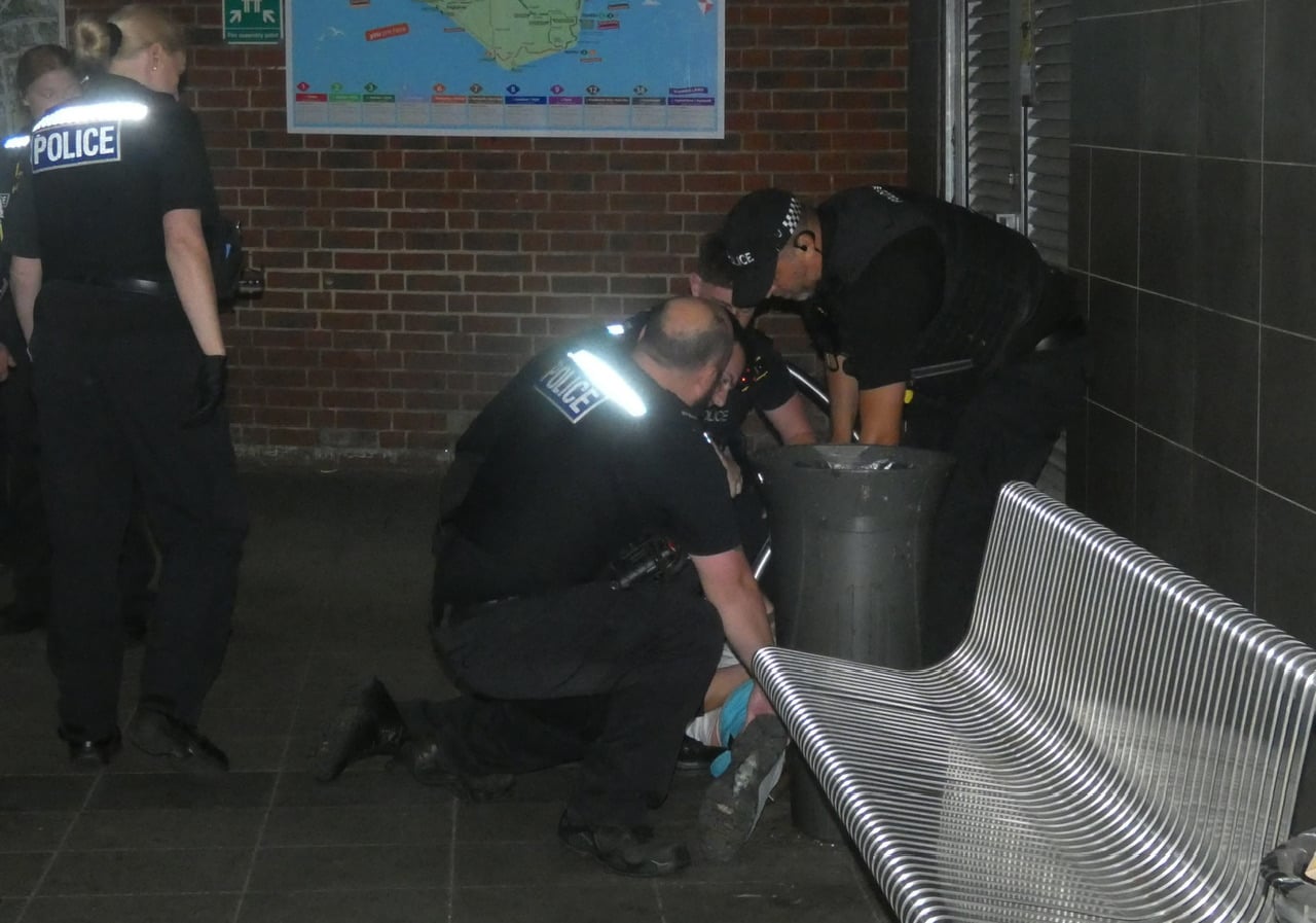 YOUTHS DETAINED AS DISORDER FORCES UNDER-18S CLUB NIGHT TO BE SHUT DOWN