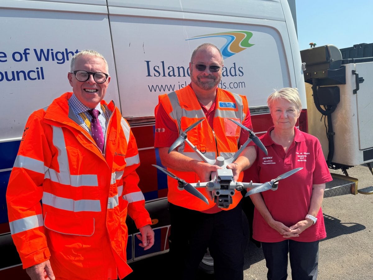£12,000 FUNDING BOOST PUTS POWERFUL NEW SEARCH AND RESCUE DRONE IN THE SKY