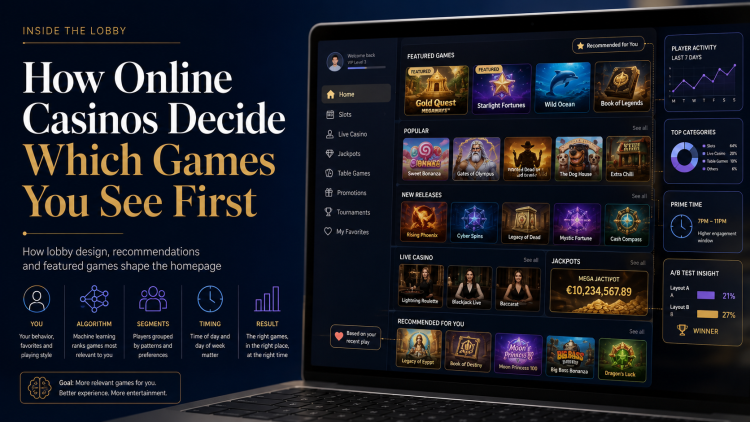 HOW ONLINE CASINOS DECIDE WHICH GAMES YOU SEE FIRST