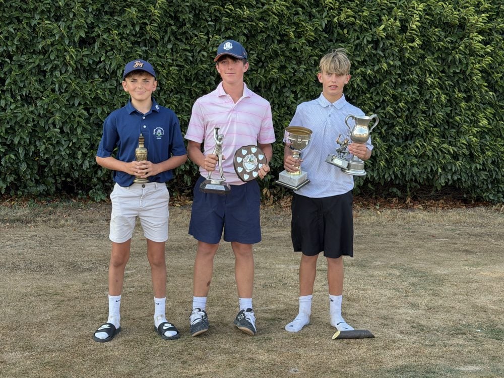 THOMAS CLEMENS CROWNED SHANKLIN & SANDOWN GOLF CLUB JUNIOR CHAMPION