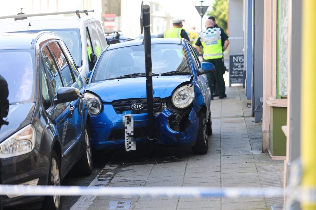 PENSIONER DENIES CAUSING PEDESTRIAN SERIOUS INJURY IN TOWN CENTRE CRASH