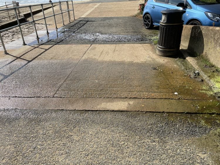 URGENT ACTION SOUGHT OVER SLIPPERY SANDOWN REVETMENT AFTER 5 FALLS