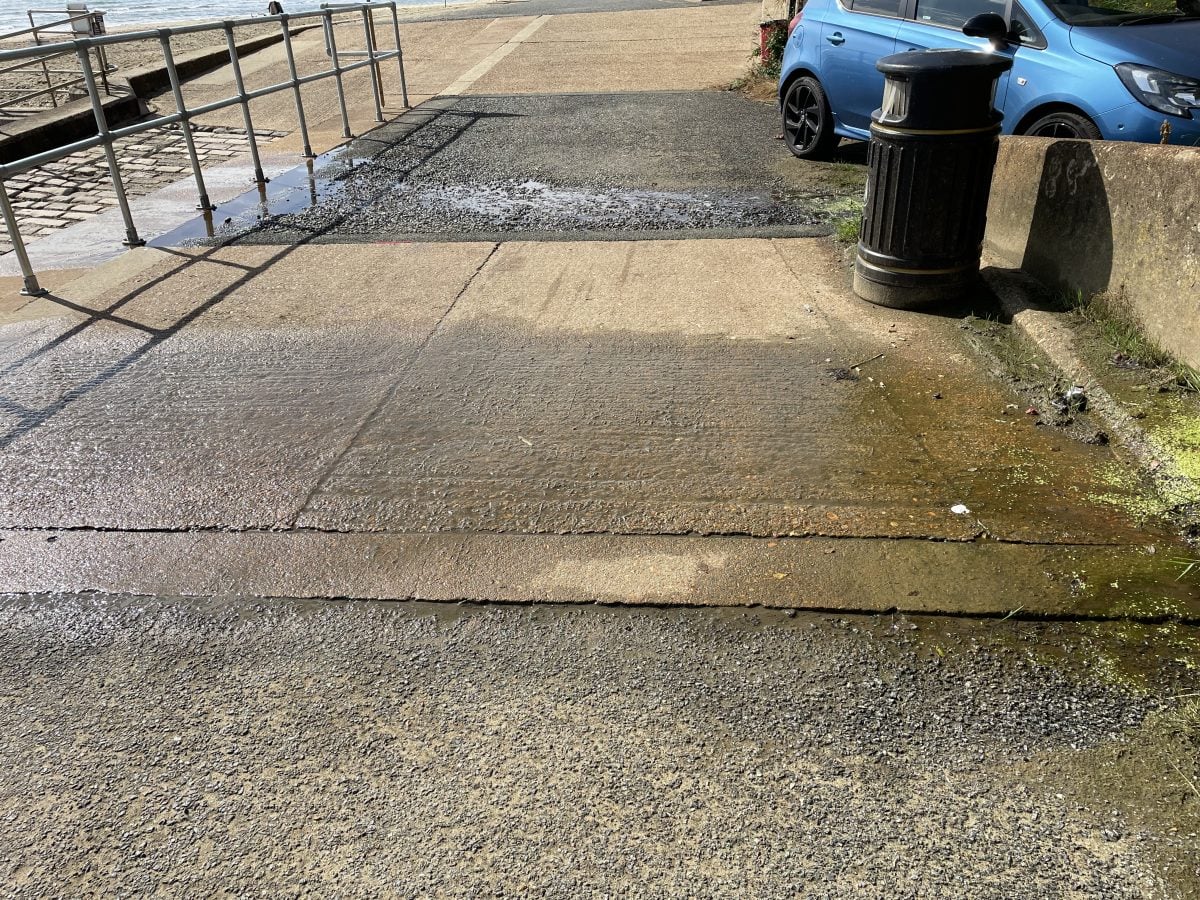 URGENT ACTION SOUGHT OVER SLIPPERY SANDOWN REVETMENT AFTER 5 FALLS