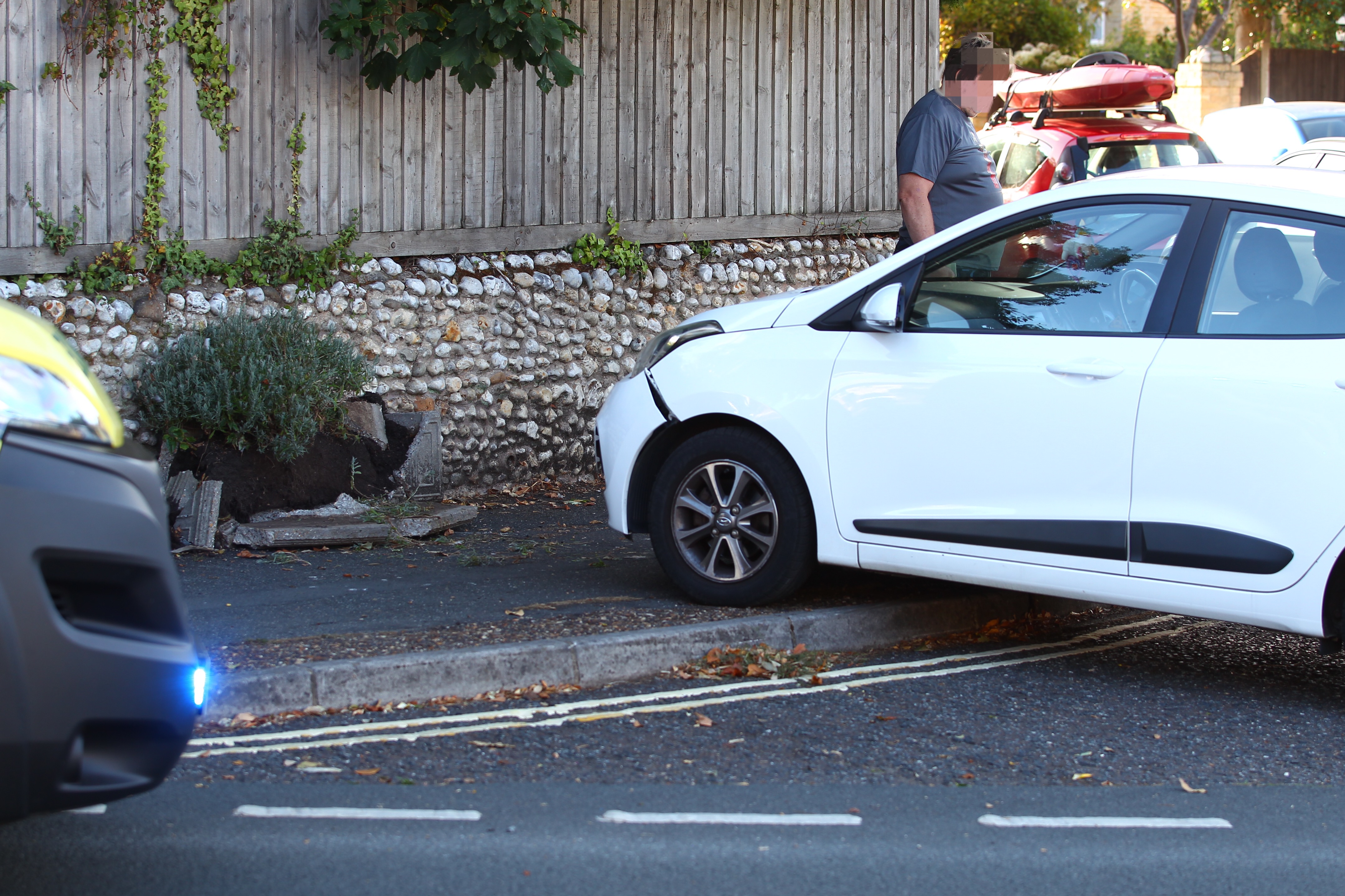 INJURIES FEARED AS CAR AND MOTORBIKE COLLIDE IN SANDOWN