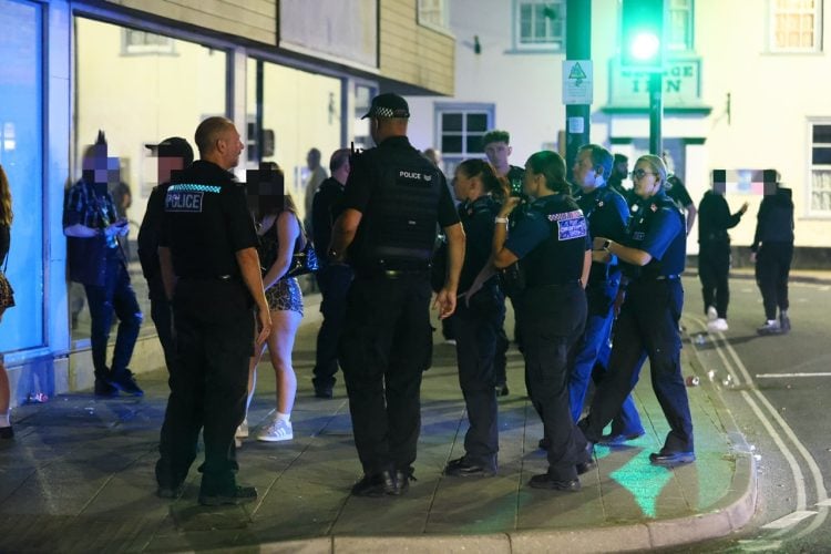 YOUTHS DETAINED AS DISORDER FORCES UNDER-18S CLUB NIGHT TO BE SHUT DOWN
