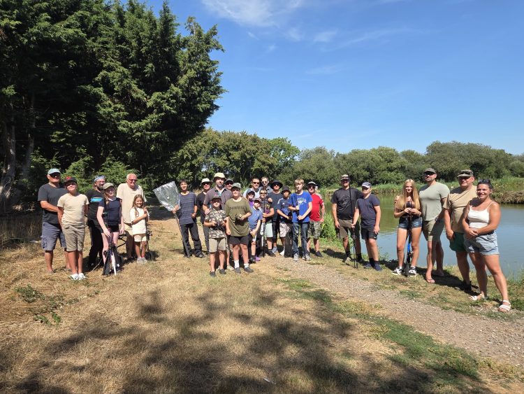 YOUNG ANGLERS CAST THEIR LINES AT JUNIOR FISHING COMPETITION IN MERSTONE