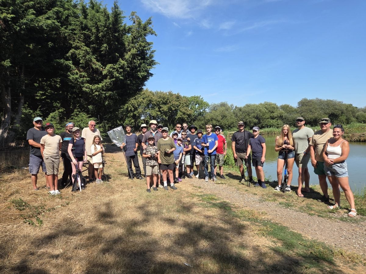 YOUNG ANGLERS CAST THEIR LINES AT JUNIOR FISHING COMPETITION IN MERSTONE