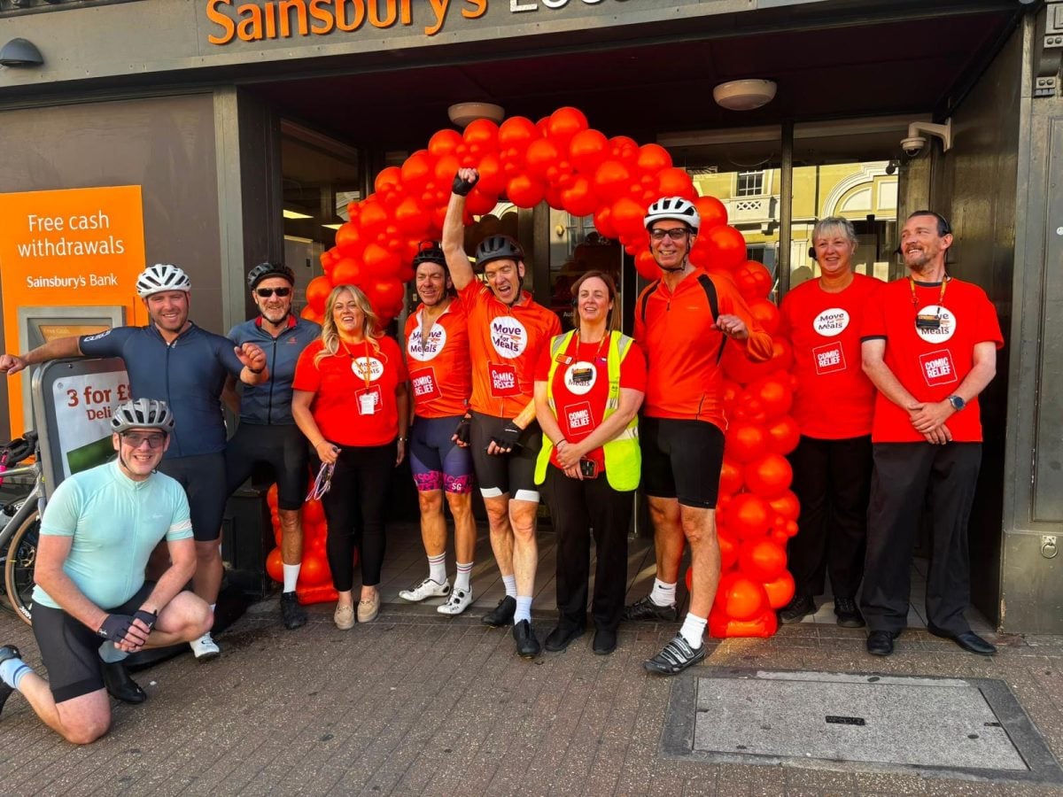 SAINSBURY’S CHEIF TAKES ON GRUELLIING 120KM ISLAND WIDE CYCLE CHALLENGE FOR COMIC RELIEF