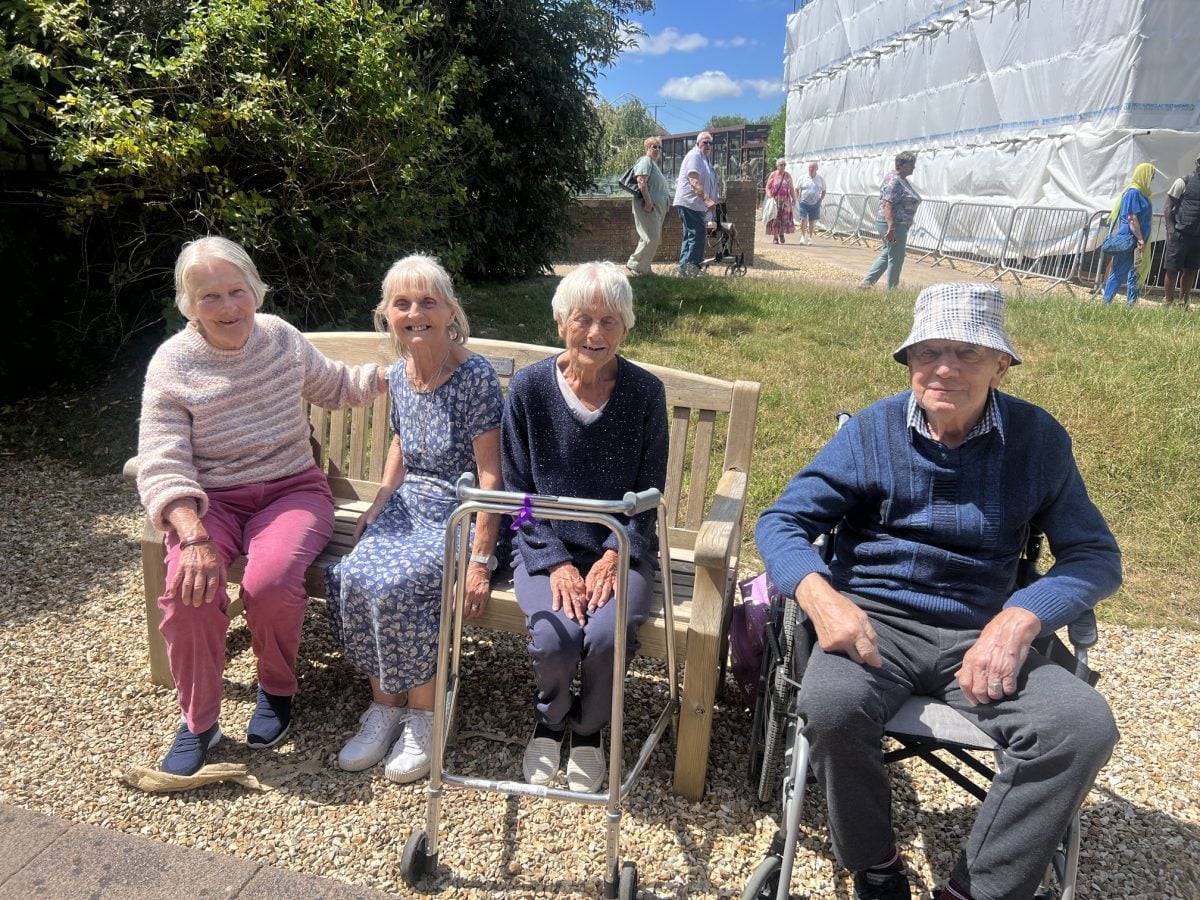OLD CHARLTON CARE HOME RESIDENTS GO WILD FOR MONKEY HAVEN VISITS