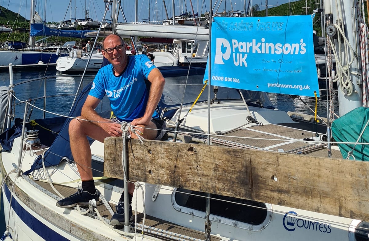 SOLO SAILOR’S UK VOYAGE TO FIGHT PARKINSON’S SET TO REACH THE ISLE OF WIGHT