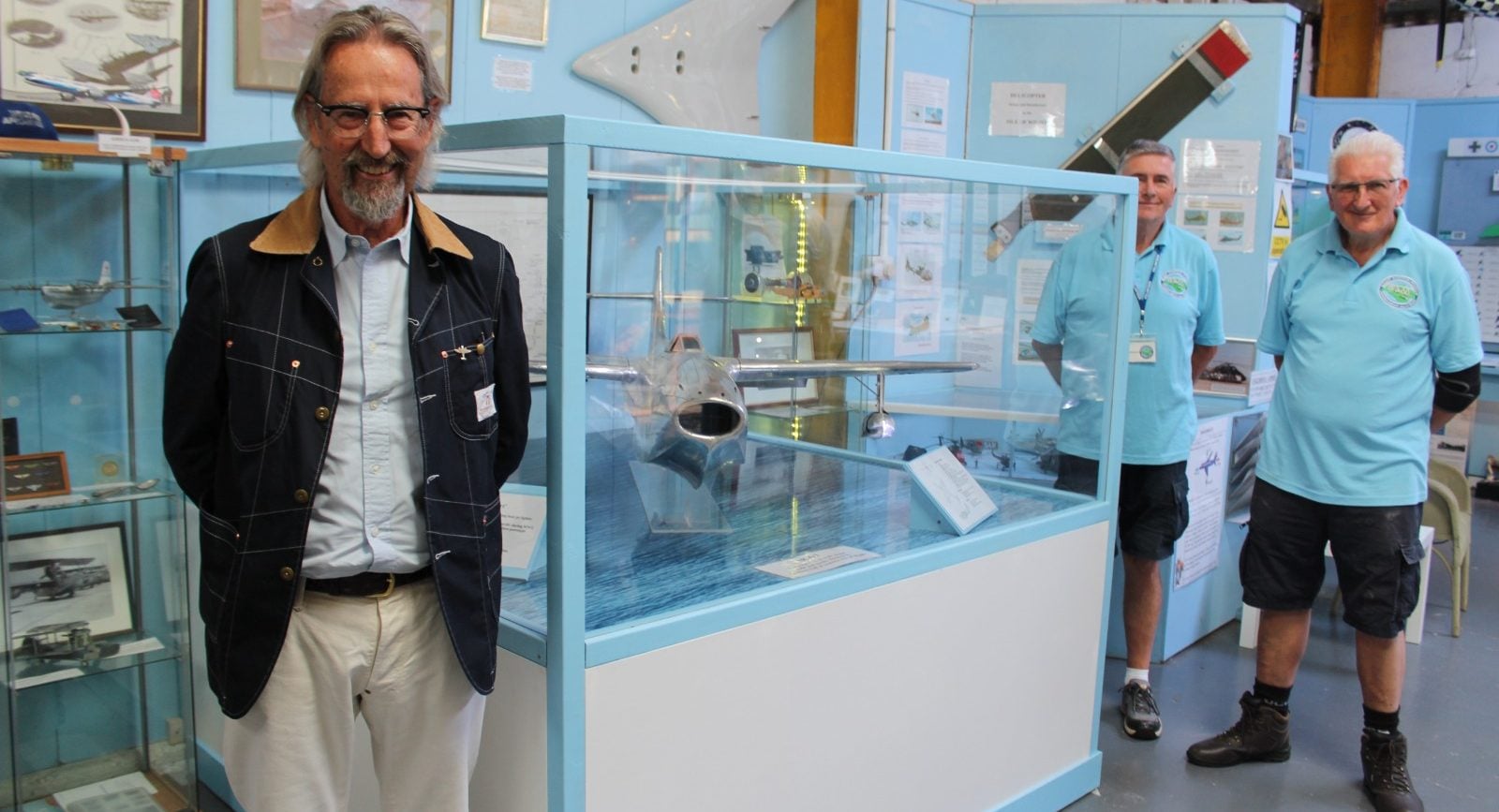 HAND-BUILT MODEL OF RARE ISLE OF WIGHT JET FIGHTER GOES ON DISPLAY AT AVIATION MUSEUM