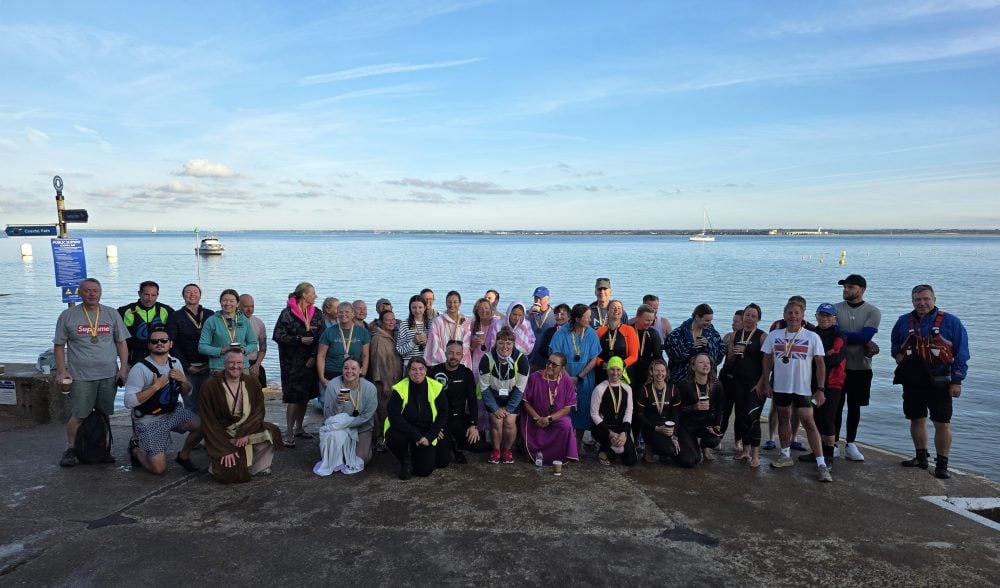 36 SWIMMERS CONQUER THE SOLENT TO RAISE MORE THAN £37,000 FOR CANCER SUPPORT