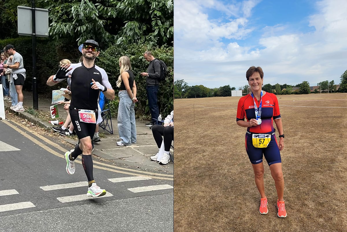 WIGHT TRI ATHLETES IMPRESS AS IRONMAN SWIM IS AXED AND PODIUM FINISH DECIDED BY SECONDS