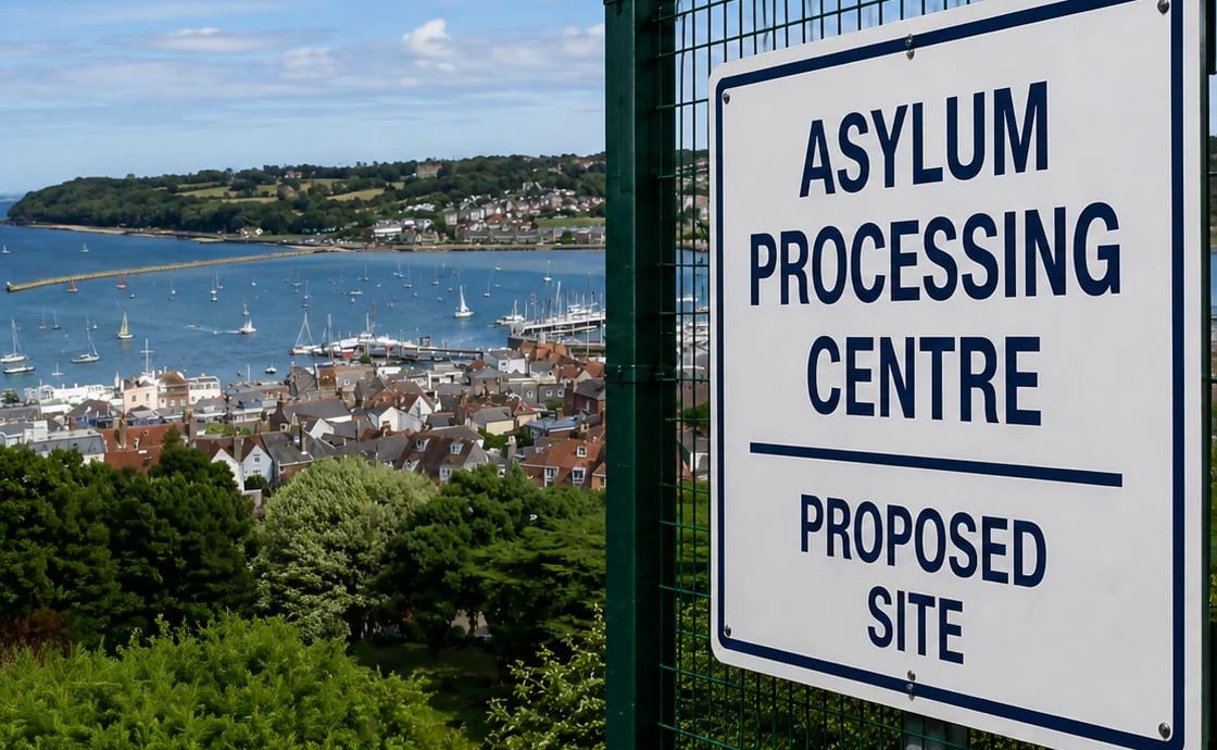 BURNHAM ADVOCACY WEBSITE ‘PROPOSES’ ASYLUM CENTRE FOR THE ISLE OF WIGHT
