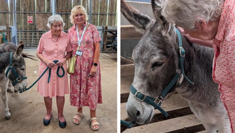 DONKEY DREAM COMES TRUE FOR 88-YEAR-OLD BETTY THANKS TO SPECIAL FRIENDSHIP