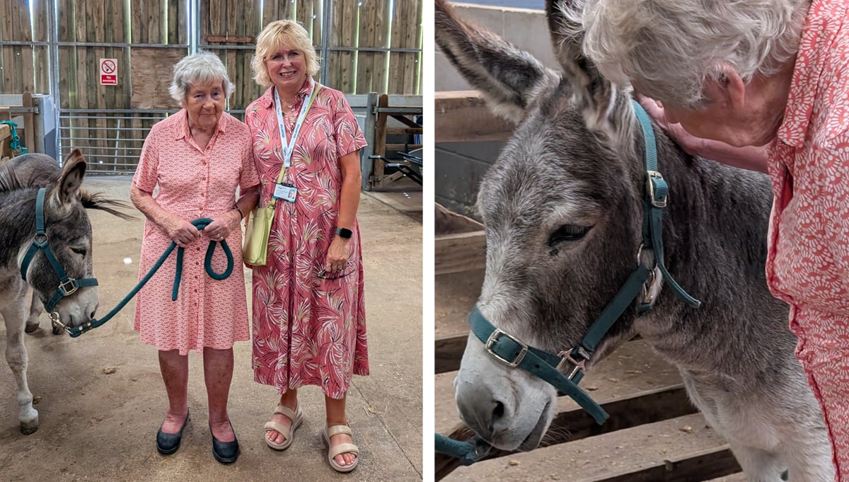 DONKEY DREAM COMES TRUE FOR 88-YEAR-OLD BETTY THANKS TO SPECIAL FRIENDSHIP