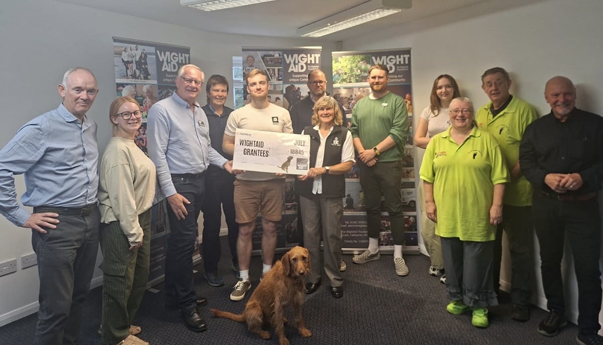 WIGHTAID MARKS 10 YEARS OF GIVING AS CHARITY CLOSES IN ON £1MILLION MILESTONE