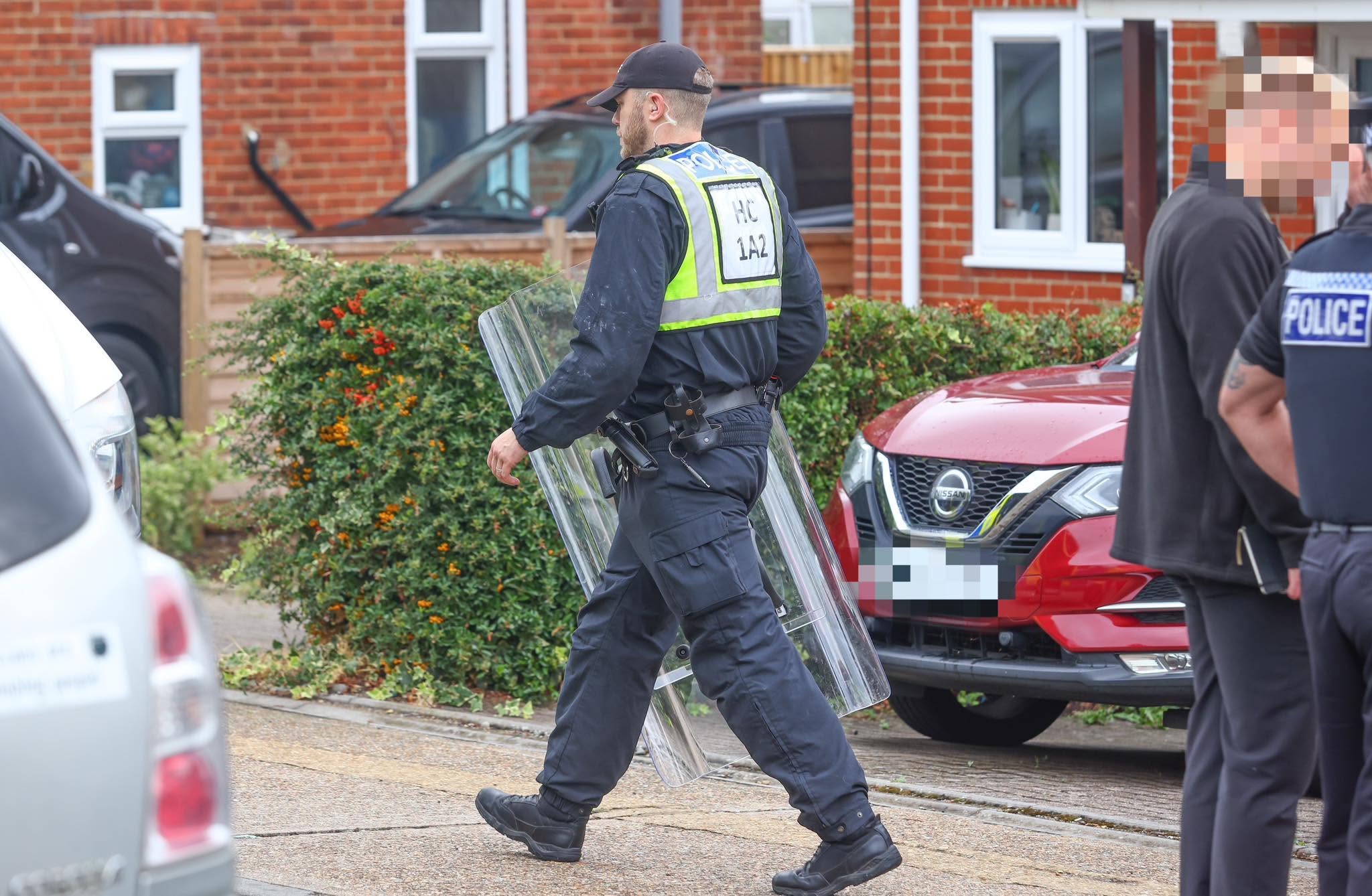 MAINLAND POLICE OFFICERS DRAFTED IN AS DRUGS WARRANT TARGETS NEWPORT PROPERTY