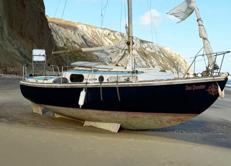 ‘SERIOUS RISK’ WARNING OVER YACHT AS QUESTIONS REMAIN OVER WHO WILL REMOVE VESSEL
