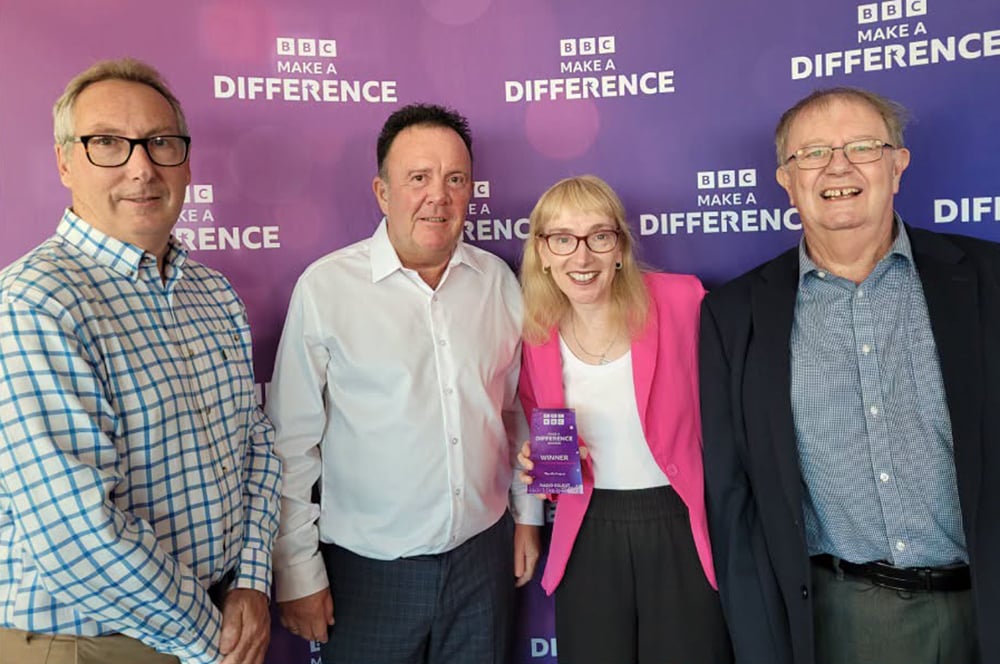 VECTIS RADIO’S 4PS PROJECT SCOOPS COMMUNITY GROUP AWARD AT BBC RADIO SOLENT CEREMONY
