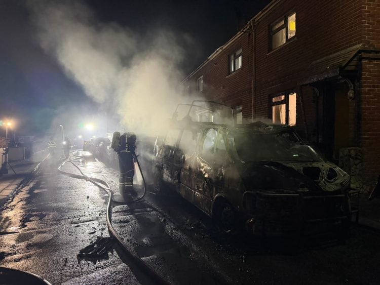 HOME DAMAGED AND VEHICLES DESTROYED IN EAST COWES OVERNIGHT BLAZE