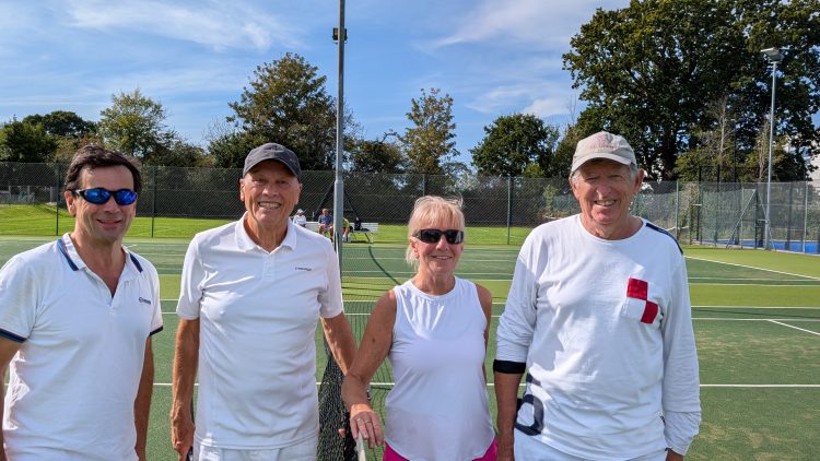 TENNIS PLAYERS SERVE UP £1,250 FOR AGE UK ISLE OF WIGHT