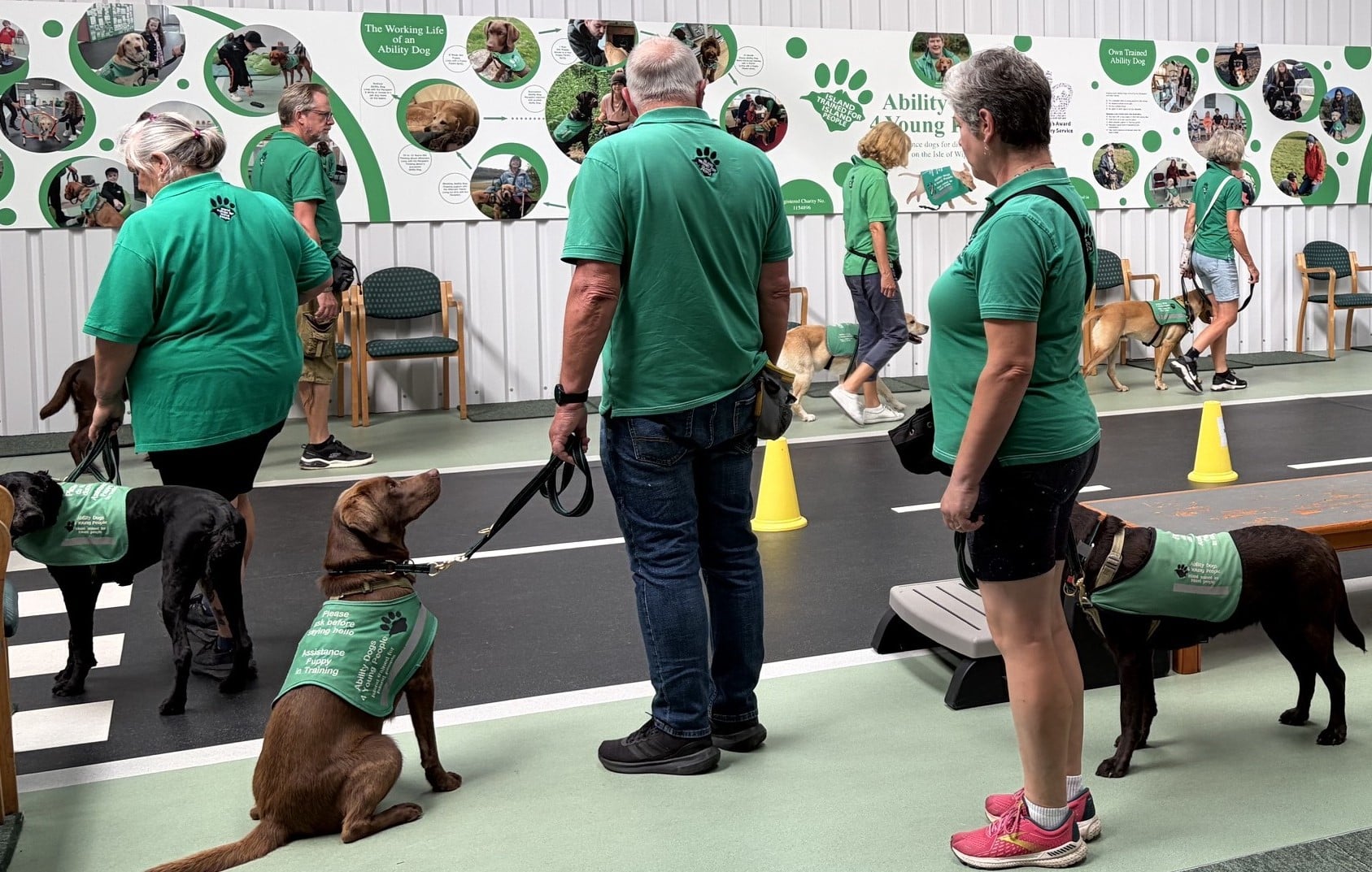 WIGHTLINK BOSS SEES LIFE-CHANGING WORK OF ABILITY DOGS DURING SANDOWN VISIT
