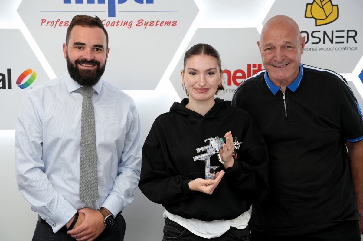 ISLE OF WIGHT APPRENTICE WINS ONE-OF-A-KIND SPRAY GUN IN NATIONAL COMPETITION