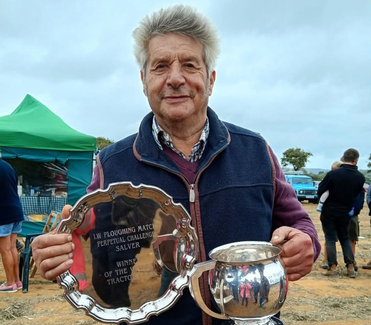 41 YEARS AFTER FIRST WIN GLEN DRAPER TAKES SEVENTH ISLE OF WIGHT PLOUGHING TITLE