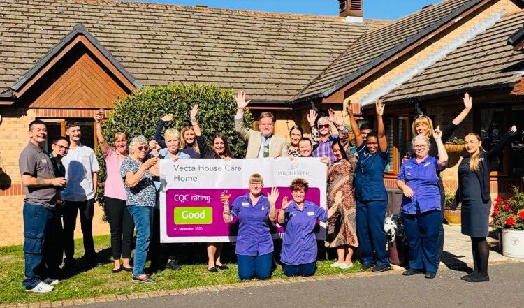 VECTA HOUSE CELEBRATES ‘GOOD’ CQC RATING WITH RESIDENTS, FAMILIES AND COMMUNITY