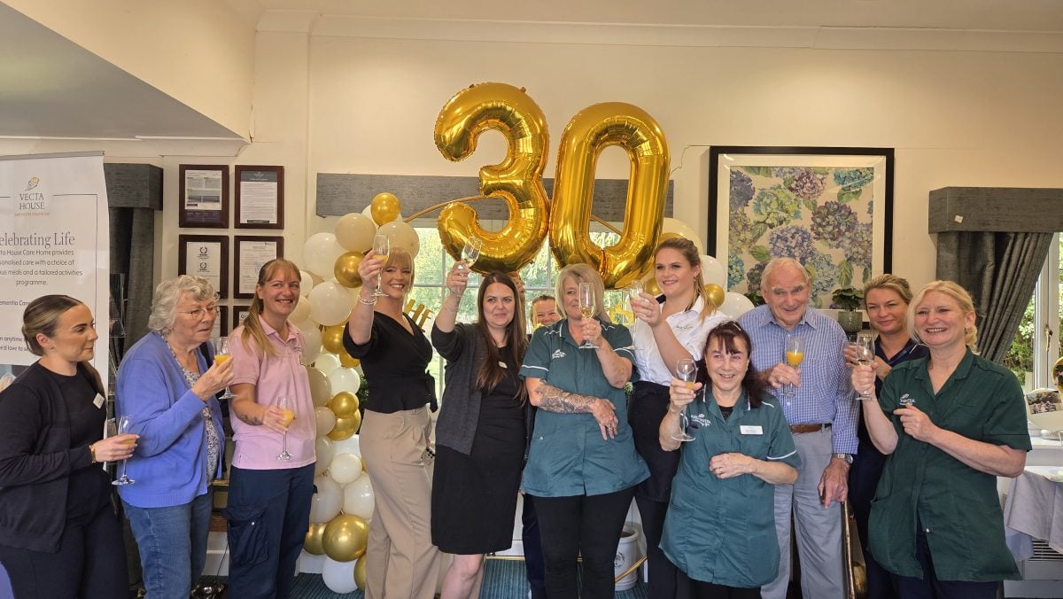 ALI CELEBRATES INCREDIBLE MILESTONE AS SHE REACHES 30 YEARS OF CARING AT VECTA HOUSE