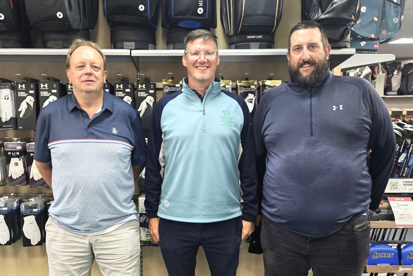 RAIN COULDN’T STOP TUCKER, MALLINSON AND ROYL FROM WINNING WESTRIDGE DAWN GOLF