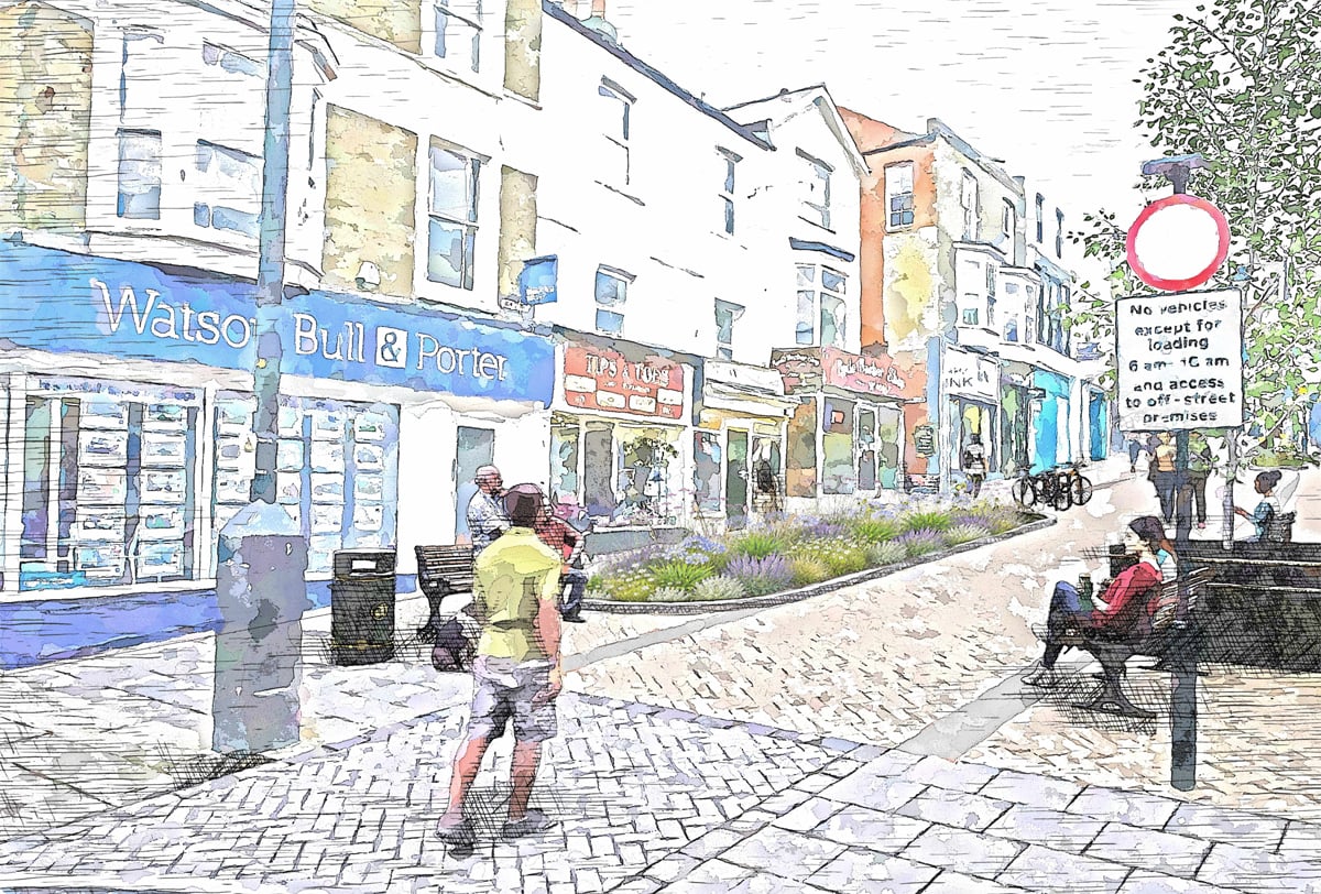 RYDE HIGH STREET REGENERATION TO GO AHEAD AFTER 6 YEARS OF PLANNING