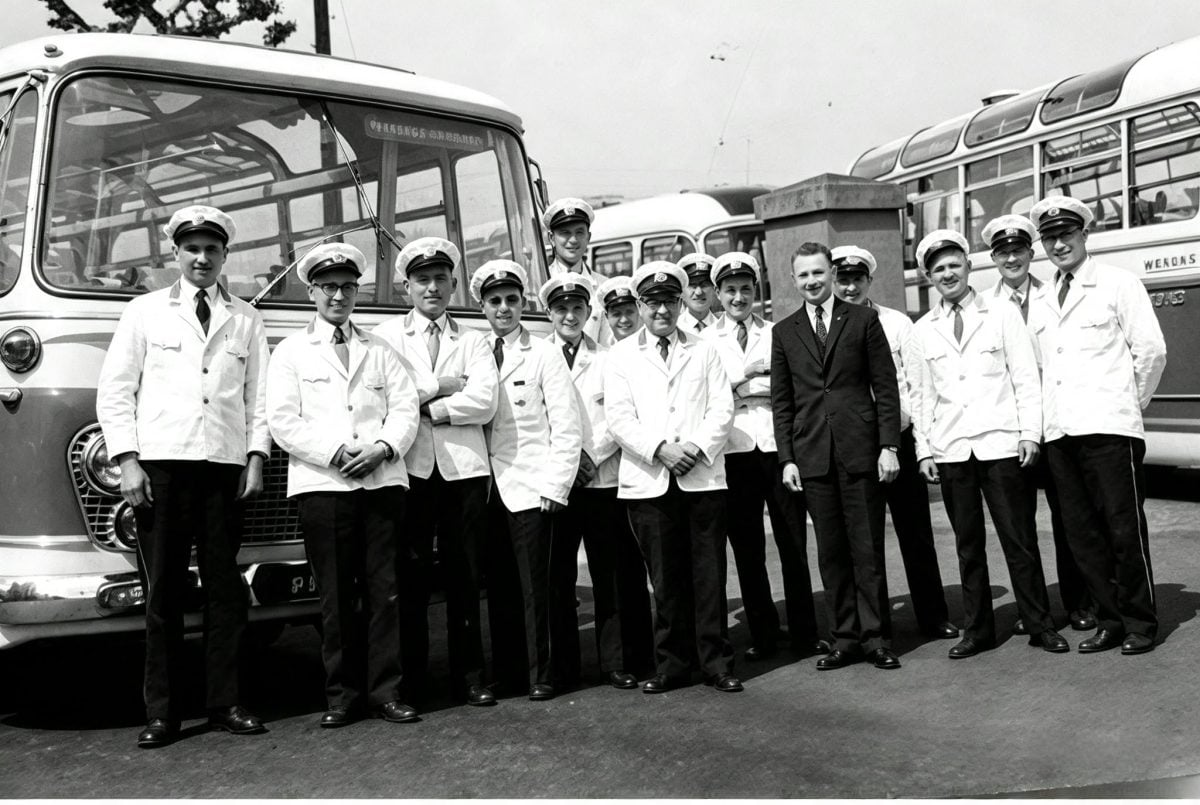 FORMER BUSMEN TO REUNITE AS VINTAGE PHOTOS AND BUS RIDES TAKE CENTRE STAGE IN RYDE