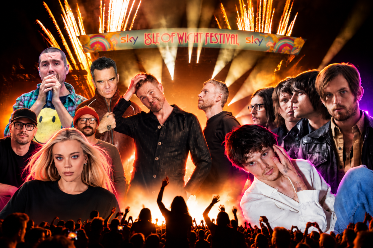 ROBBIE WILLIAMS, KINGS OF LEON AND FATBOY SLIM TO HEADLINE ISLE OF WIGHT FESTIVAL 2027