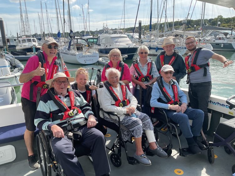 “BETTER THAN ANY MEDICINE” – 90-YEAR-OLD JOYCE ENJOYS MEMORABLE TRIP ON THE SOLENT