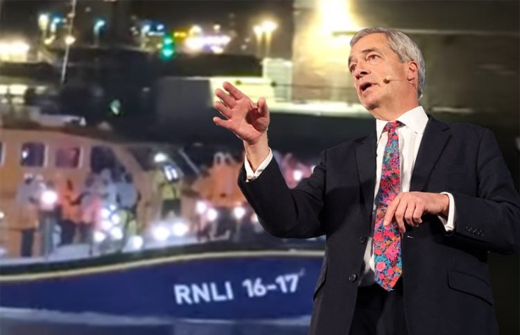 FARAGE: RNLI WILL ‘NOT BE A TAXI SERVICE’ AFTER ISLE OF WIGHT LIFEBOATS BRING MIGRANTS ASHORE