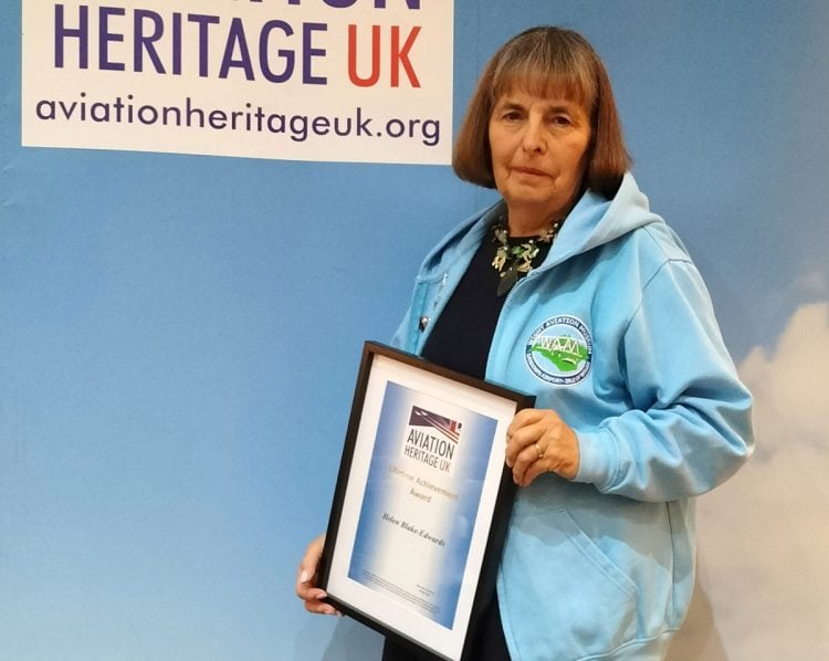 LIFETIME ACHIEVEMENT AWARD FOR FOUNDER OF ISLE OF WIGHT AVIATION MUSEUM